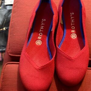 Rothy’s. The flat shoes size 9 red